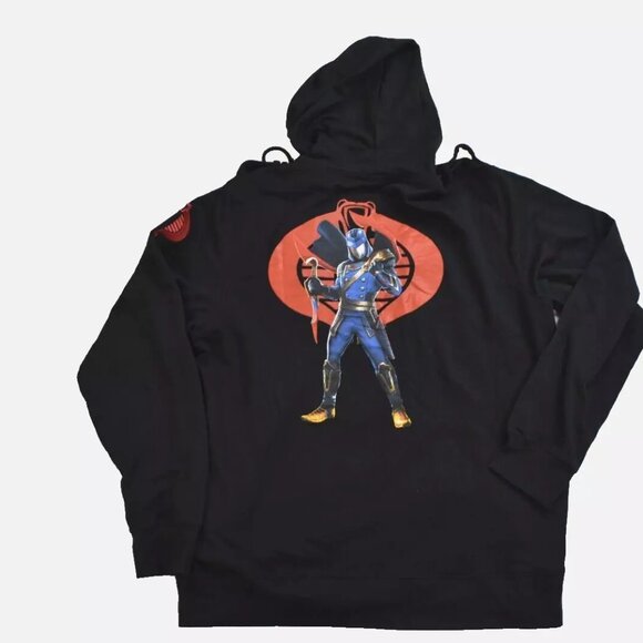 G.I. Joe Men's Cobra Trooper Military Style Full-Zip Hoodie New 2XL - Picture 3 of 12